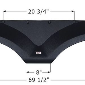 ICON Vehicle Dynamics Fender Skirt, Tandem Axle, Fits Various Forest River Brands Including Cherokee, 69-1/2 Inch Length X 11-1/2 Inch Height – 14183