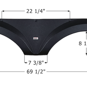 ICON Vehicle Dynamics Fender Skirt, Tandem Axle, Fits Certain Models of Jayco Travel Trailers Including the Jayco Eagle – 14255