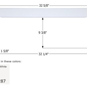 ICON Vehicle Dynamics Step Trim, For Various Sunline Solaris Sr Brands, 32-5/8 Inch Length X 11-3/4 Inch Width, Polar White, Plastic – 14287
