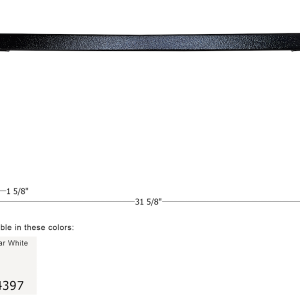 ICON Vehicle Dynamics Step Trim, For Attaches Around the Step, Below the Entrance Door, 32 Inch Length X 13-1/2 Inch Width, Polar White – 14397