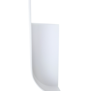 ICON Vehicle Dynamics Step Trim, 31 Inch Length X 10-3/4 Inch Width, Polar White, Plastic – 14414