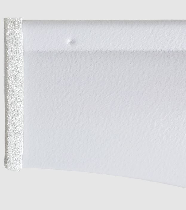 ICON Vehicle Dynamics Fender Skirt End Cap, Used for Slides or Other Fender Skirt Separations, 12 Inch Length, White, Single – 14516