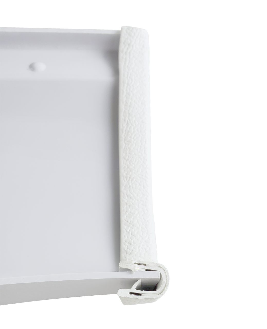 ICON Vehicle Dynamics Fender Skirt End Cap, Used for Slides or Other Fender Skirt Separations, 12 Inch Length, White, Single – 14516