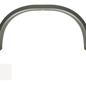 ICON Vehicle Dynamics Fender Skirt, Single Axle, Fits Various Forest River Brands Including Forester, 36-1/4 Inch Length X 17-3/8 Inch Height – 14519