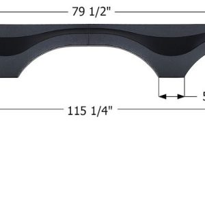 ICON Vehicle Dynamics Fender Skirt, Triple Axle – 14675