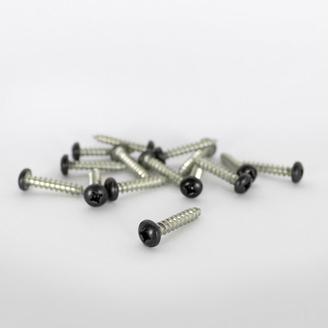 ICON Vehicle Dynamics Screw, Color Coordinated Screw, Used for Installing Fender Skirts or Other Icon Component, 1 Inch Length, Pan Head – 14689