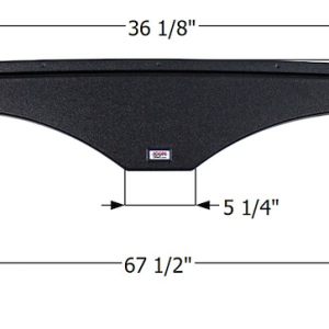 ICON Vehicle Dynamics Fender Skirt, Tandem Axle, Fits Various Pacific Coachworks Brands Including Powerlite – 15404