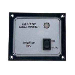 Intellitec Battery Disconnect Switch Panel, Black/ Silver – 00-01114-000