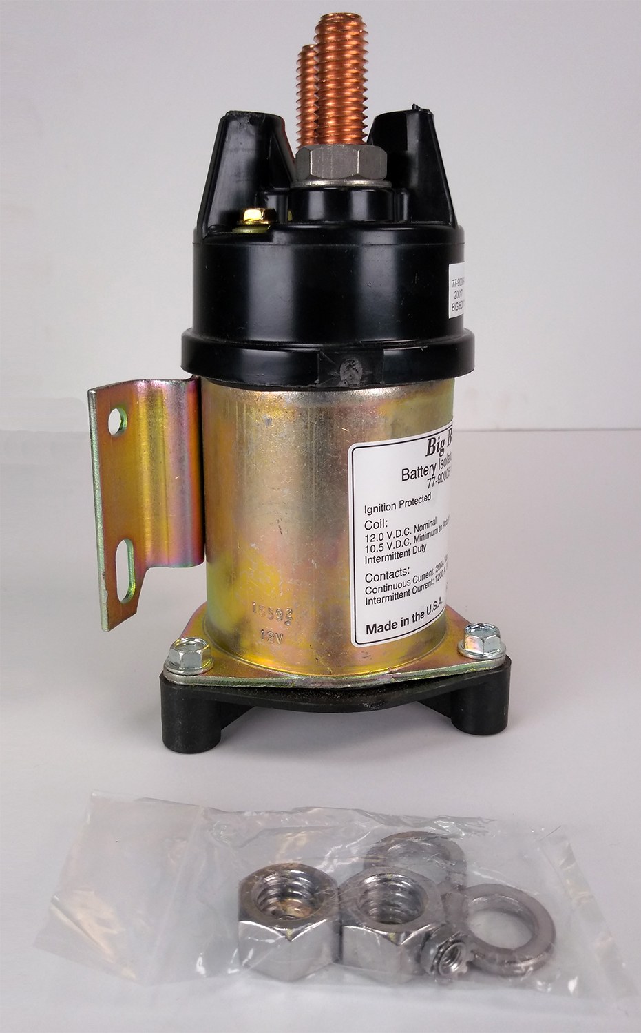Intellitec Battery Isolator Solenoid, 200 Amp/ 12 Volt – 77-90006-120