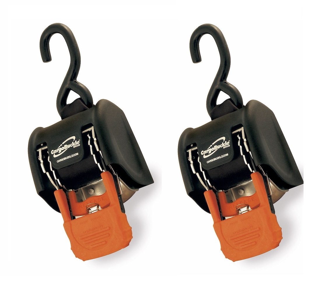 Immi Tie Down Strap, Cargobuckle ®, Cargo, 72 Inch Length X 1 Inch Width, With Retractable Ratchet, 466 Pound Load Capacity – F111640
