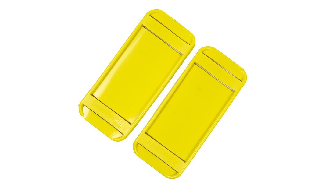 Immi Tie Down Strap Corner Guard, Boatbuckle ®, Use to Protect Cargo and Tie Down Strap from Crushing, 2 Inch Width, PVC Rubber, Yellow – F13180