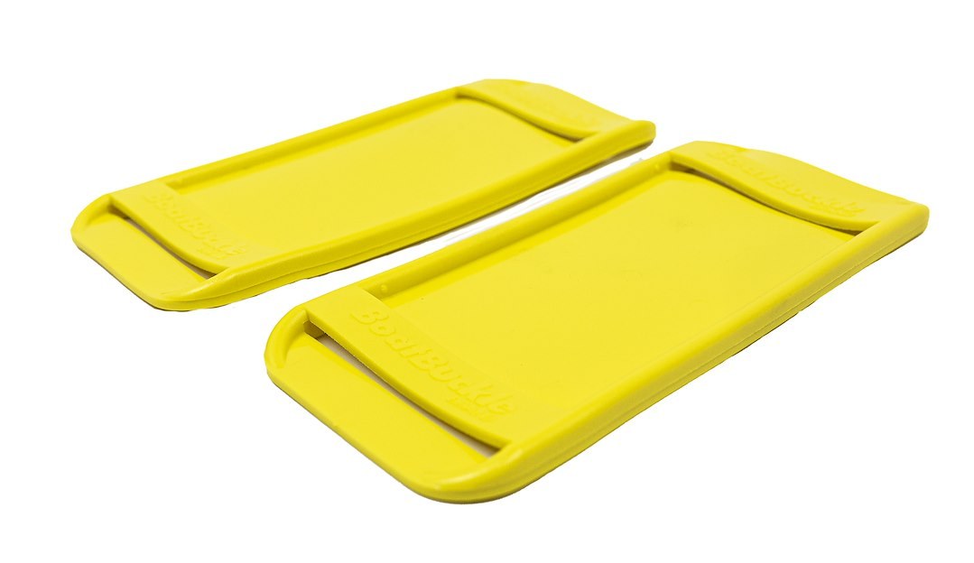 Immi Tie Down Strap Corner Guard, Boatbuckle ®, Use to Protect Cargo and Tie Down Strap from Crushing, 2 Inch Width, PVC Rubber, Yellow – F13180