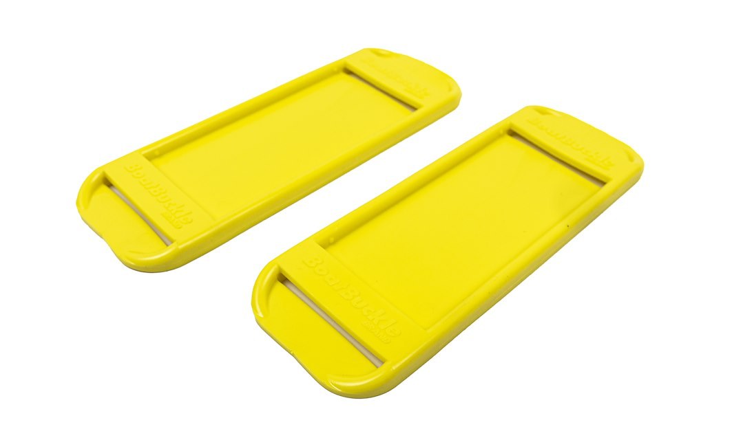Immi Tie Down Strap Corner Guard, Boatbuckle ®, Use to Protect Cargo and Tie Down Strap from Crushing, 1 Inch Width, PVC Rubber, Yellow – F13274