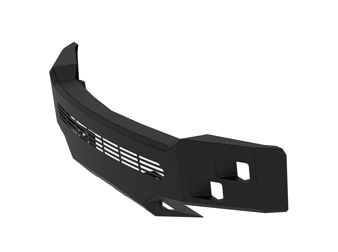 Ici Stainles Bumper, Alumilite, One Piece Design, Mounting Hardware Included, Without Grille Guard, Without Winch Mount – AL-FBM21CHN