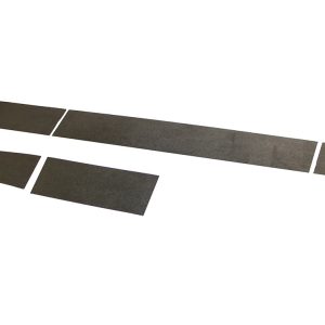 Ici Stainles Rocker Panel Molding, Rocker Armor, 12 Pieces, Textured, Black, Moldable Plastic, 6 Inch Width – RA-T2167M