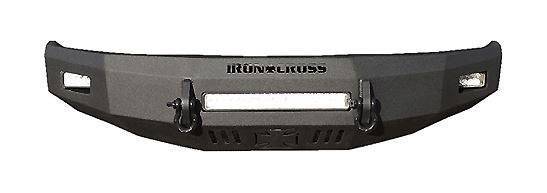 Ironcross Bumper, 40 Series Low Profile, One Piece Design, Mounting Hardware Included, Without Grille Guard, Without Winch Mount – 40-615-19-MB