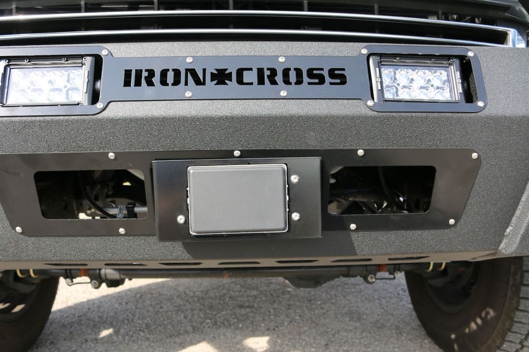 Ironcross Parking Aid Sensor Relocation Bracket, Hardline, For Adaptive Cruise Control Sytem to Relocate to the Grille – 6000-4