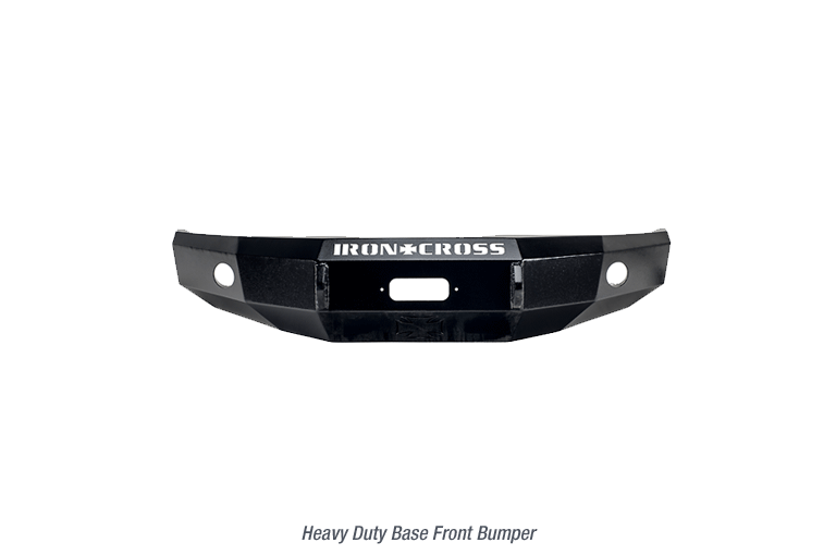 Ironcross Bumper, Stubby Base, One Piece Design, Mounting Hardware Included, Without Grille Guard, With Winch Mount – FB-1400