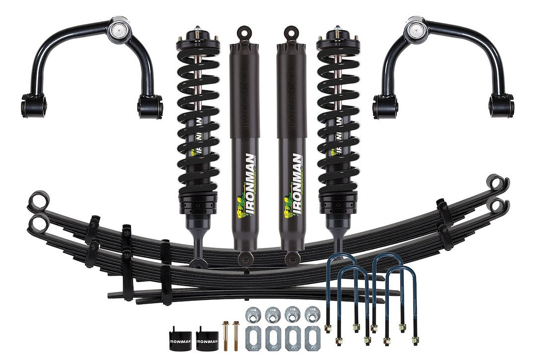 Ironman 4×4 Lift Kit Suspension, Stage 2, 3 Inch Front Lift, 2 Inch Rear Lift, With Front and Rear Foam Cell Shock Absorbers IN Kit – FOR015CAKPS2P-B