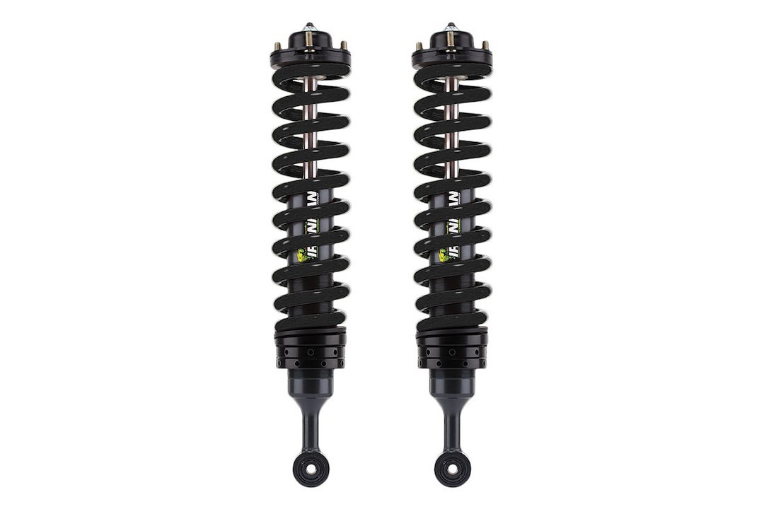 Ironman 4×4 Coil Over Shock Absorber, Pro, Non Adjustable Valving, 2 Inch Lift, Pigtail Spring, Black Body/ Black Coil Spring – 45002FE-BCKB2-PB