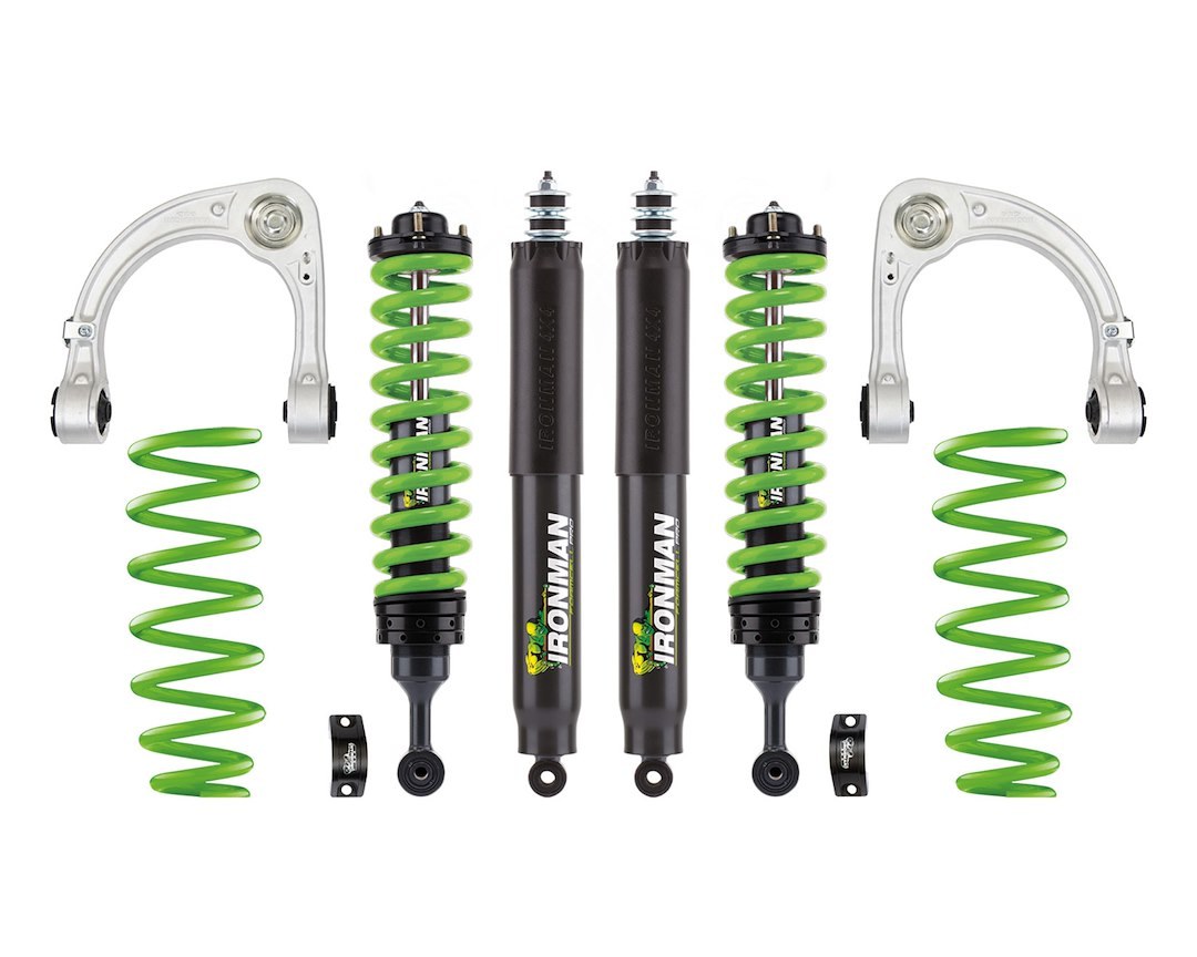 Ironman 4×4 Lift Kit Suspension, Stage 2, 2-1/2 Inch Front Lift, 2 Inch Rear Lift – TOY065BCKP1S2P