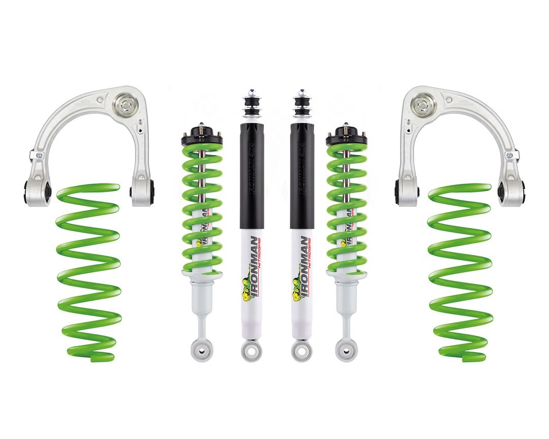 Ironman 4×4 Lift Kit Suspension, Stage 2, 2-1/2 Inch Front Lift, 2 Inch Rear Lift – TOY065CCKGS2P