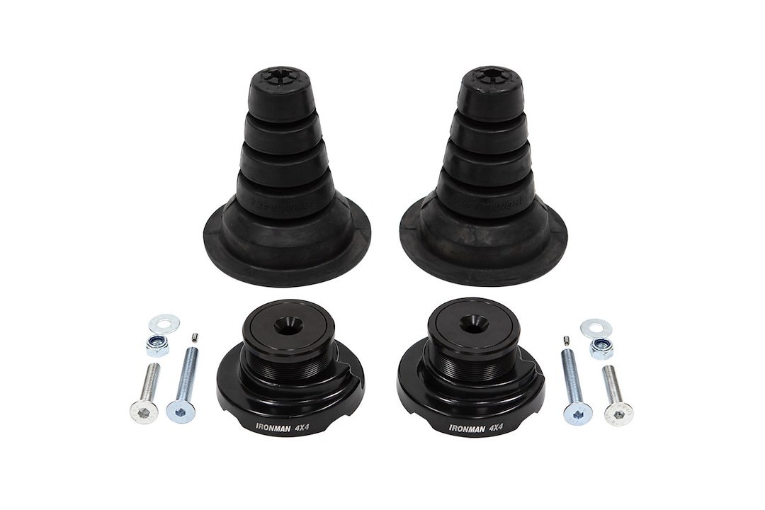 Ironman 4×4 Air Ride Conversion Mount, For Use When Converting from Air Ride to Coil Spring, With Spring Seats/ Bump Stops/ Hardware – 1218ADK