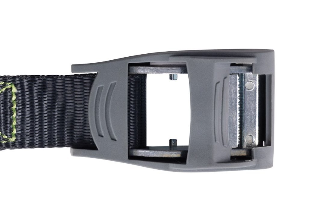 Ironman 4×4 Tie Down Strap, Cargo Tie Down, 6-1/2 Foot Length, Cambuckle Style, Black/ Gray, Nylon, Single – IRATCHET0012