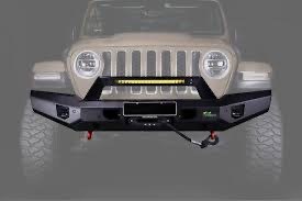 Ironman 4×4 Bumper, Raid ®, One Piece Design, Mounting Hardware Included, With Grille Guard, With Winch Mount, Without Shackle Mounts – BBR077JL