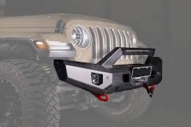 Ironman 4×4 Bumper, Raid ®, One Piece Design, Mounting Hardware Included, With Grille Guard, With Winch Mount, Without Shackle Mounts – BBR077JL