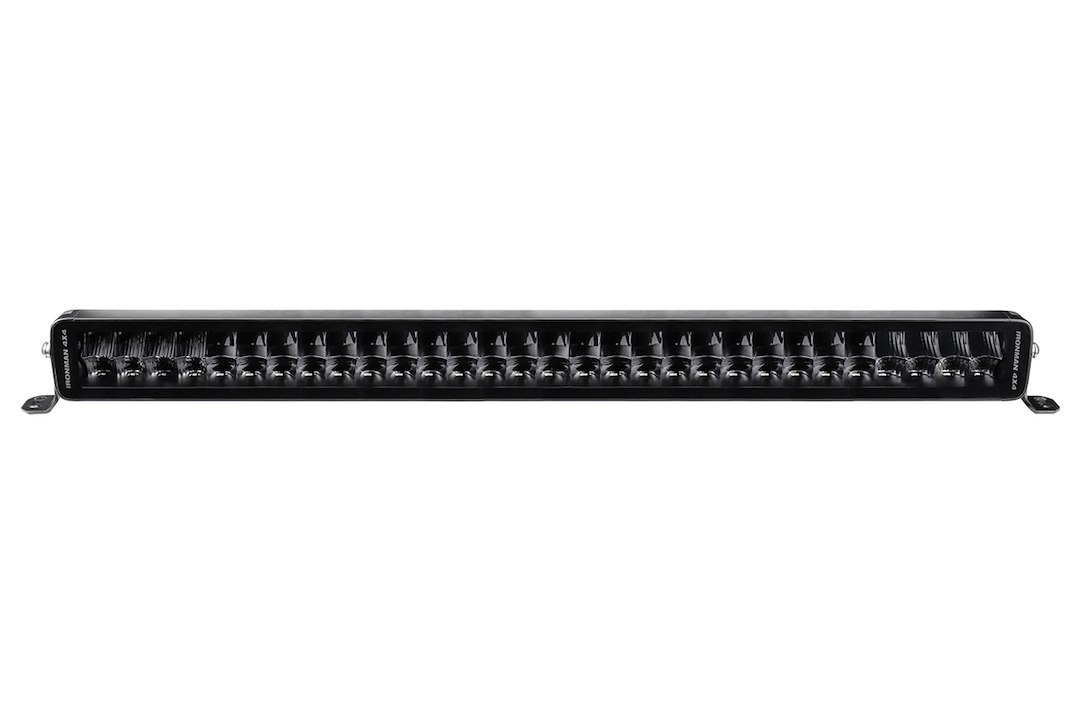 Ironman 4×4 Light Bar, LED, 32 Inch Length, Clear, 300 Watt/ 12 to 24 Volt, Combo Beam, 10080 Lumens, Clear Lens, Black Housing – ILBDR002B