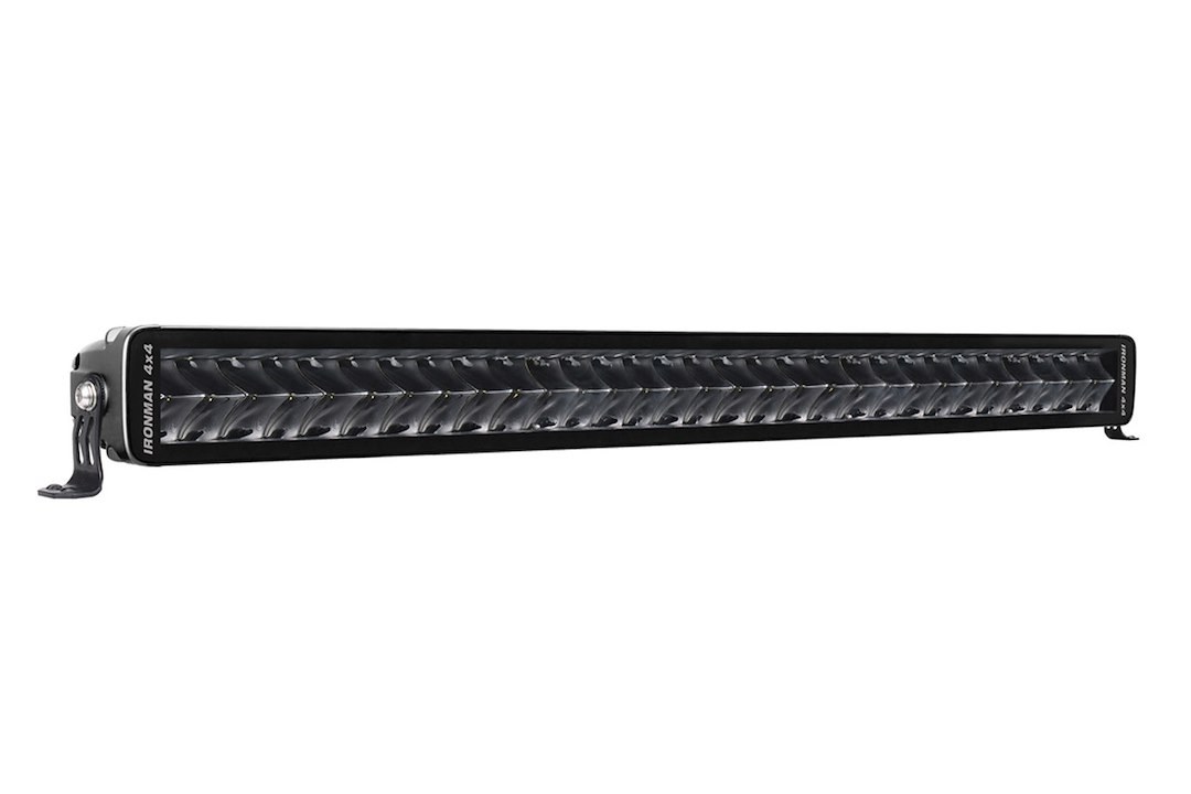 Ironman 4×4 Light Bar, LED, 32 Inch Length, Clear, 300 Watt/ 12 to 24 Volt, Combo Beam, 10080 Lumens, Clear Lens, Black Housing – ILBDR002B