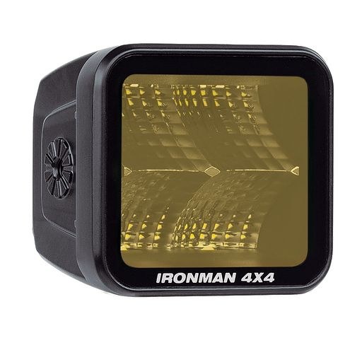 Ironman 4×4 Driving/ Fog Light, LED Bulb, Clear Bulbs, 2.8 Inch Square, 20 Watt Bulbs at 12 to 24 Volt, Flood Beam, 1920 Lumens – ILED20BFA