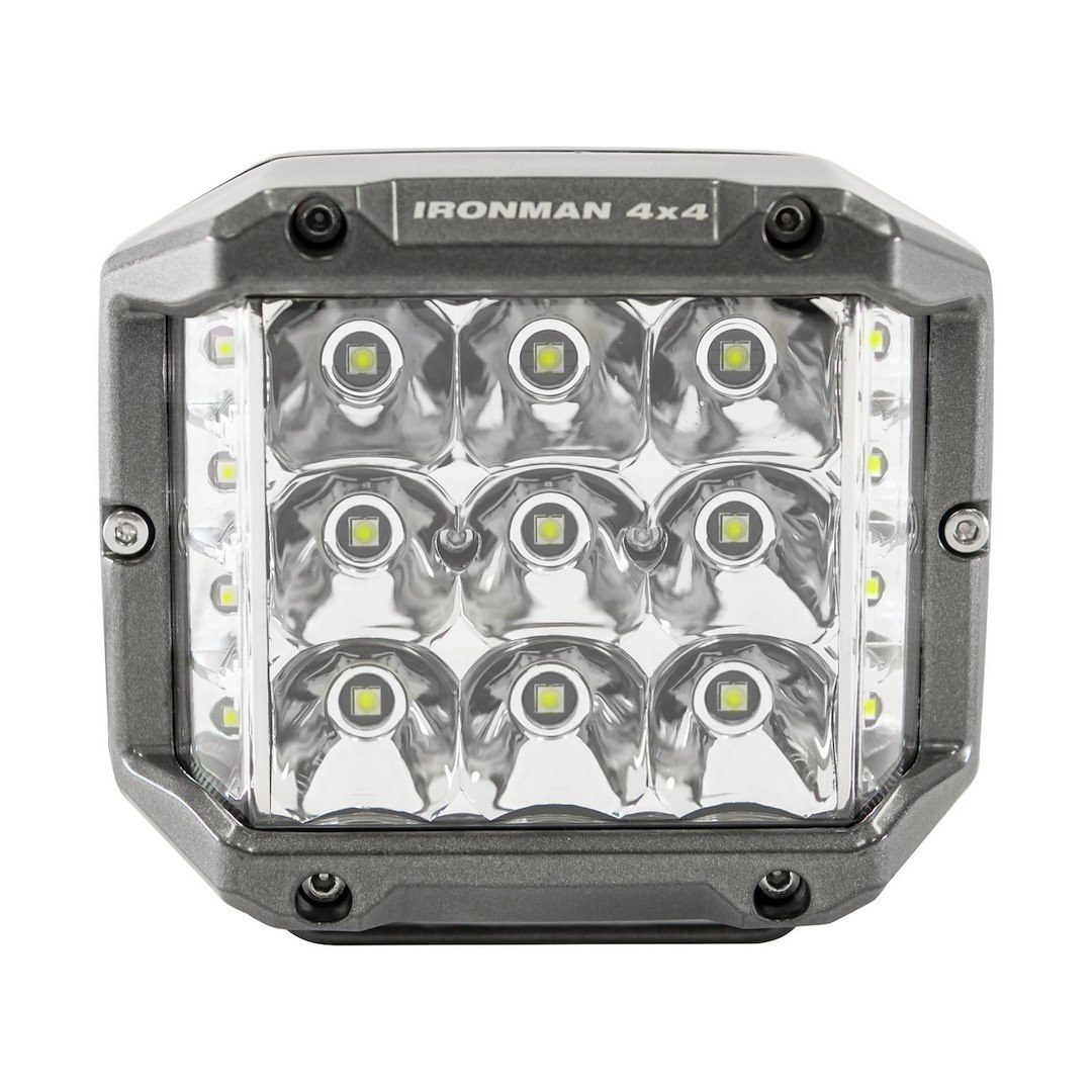 Ironman 4×4 Driving/ Fog Light, LED Bulb, Clear Bulbs, 4.29 Inch Height X 5.35 Inch Width Rectangular, 61 Watt Bulbs at 10 to 30 Volt – ILEDUNI5