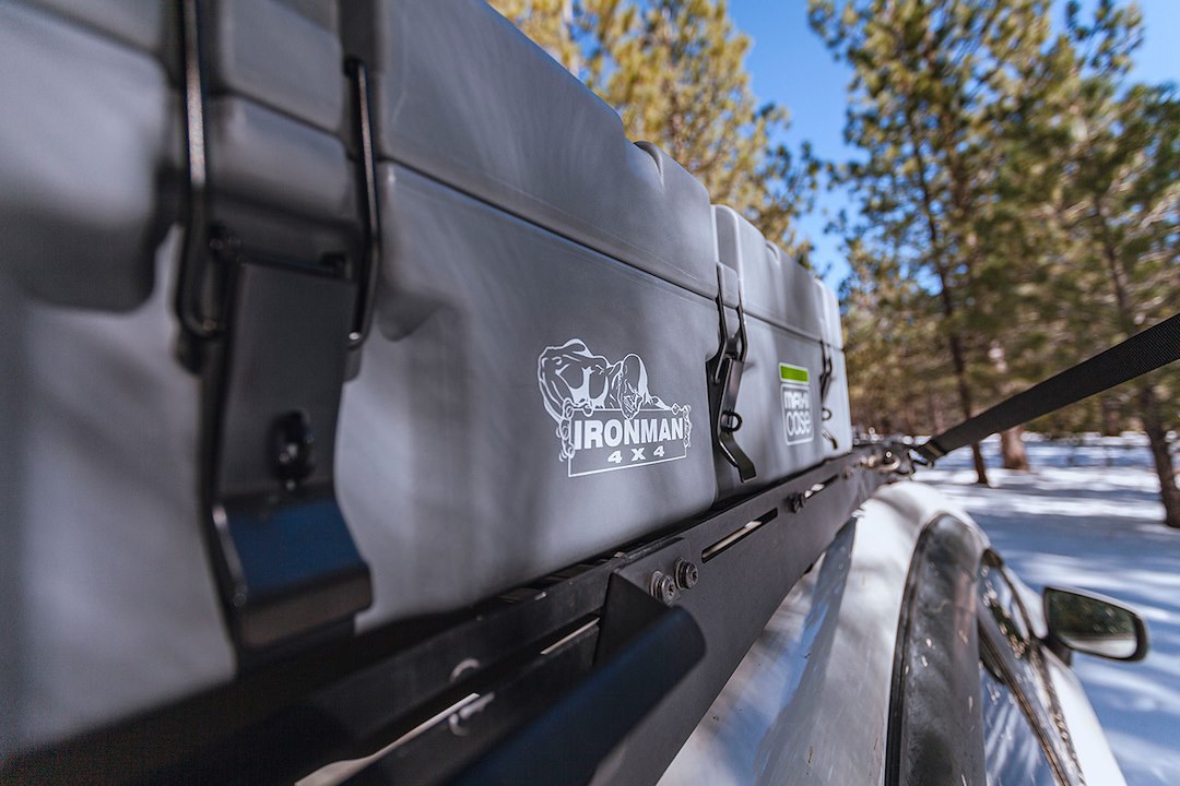 Ironman 4×4 Cargo Carrier, All-Weather, Box Style, Universal Mount, 17.2 Gallon Capacity – IMC006