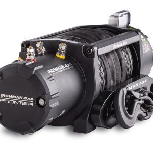 Ironman 4×4 Winch, Frontier, Vehicle Mounted, Vehicle Recovery, 12 Volt Electric, 9500 Pound Line Pull Capacity – IMW9500MSR