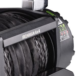 Ironman 4×4 Winch, Frontier, Vehicle Mounted, Vehicle Recovery, 12 Volt Electric, 9500 Pound Line Pull Capacity – IMW9500MSR