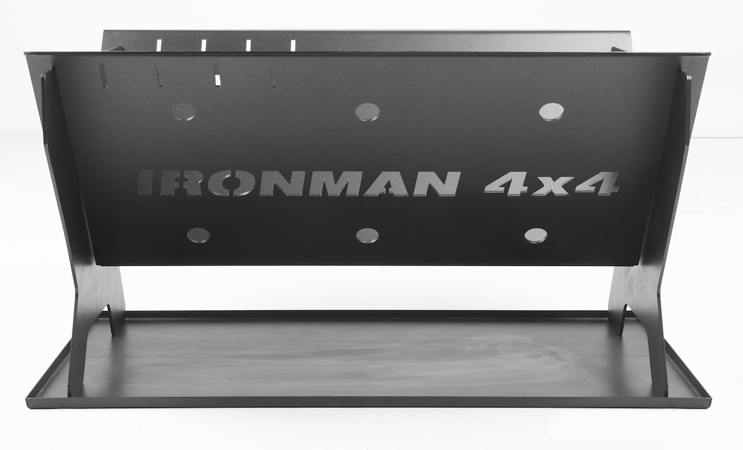Ironman 4×4 Fire Pit, Uses Wood, 20-3/4 Inch Length X 15-3/4 Inch Width X 11-3/4 Inch Height, Painted, Black, Steel, With Carry Bag – IFIREPIT0012