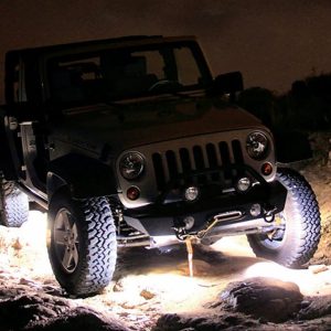 Ironman 4×4 Underbody Light Kit, Universal Mount, 3 Inch Length X 1.7 Inch Width, LED, Clear Bulb, Clear Lens, 9 Watt, Set of 2 Lights – IRL120BK