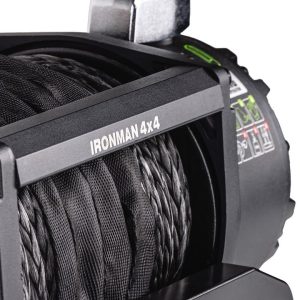 Ironman 4×4 Winch, Frontier, Vehicle Mounted, Vehicle Recovery, 12 Volt Electric, 12000 Pound Line Pull Capacity – IMW12000MSR
