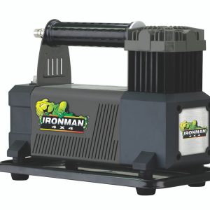 Ironman 4×4 Air Compressor, Air Champ, Portable, 150 Max PSI, 3.2 Cubic Feet Per Minute, 12 Volt Power Adapter, Without Air Tank – ICOMPRESSOR003