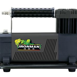 Ironman 4×4 Air Compressor, Air Champ, Portable, 150 Max PSI, 3.2 Cubic Feet Per Minute, 12 Volt Power Adapter, Without Air Tank – ICOMPRESSOR003