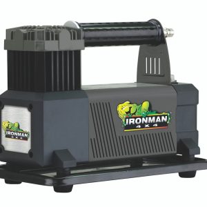 Ironman 4×4 Air Compressor, Air Champ, Portable, 150 Max PSI, 3.2 Cubic Feet Per Minute, 12 Volt Power Adapter, Without Air Tank – ICOMPRESSOR003
