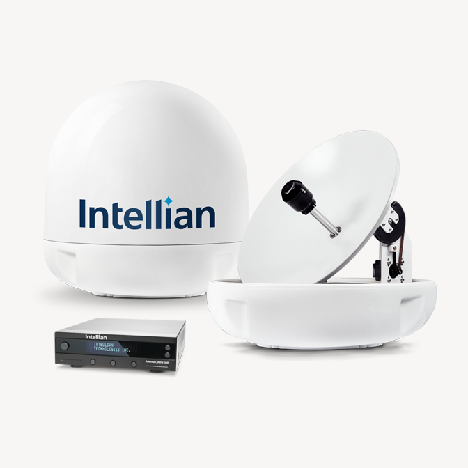 Intellian Satellite TV System, I5, Compatible with Ku-Band Satellite TV Service, Signal Tracking IN-Motion and While Stationary – B4-509AA