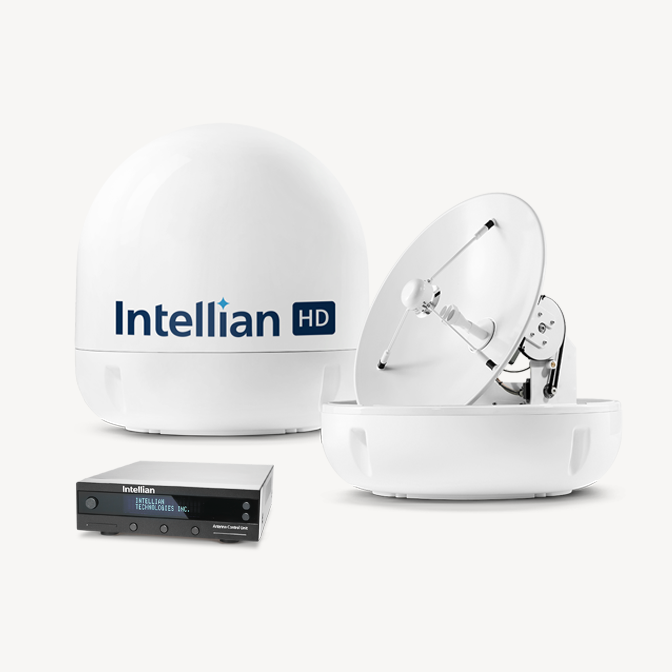 Intellian Satellite TV System, S6HD, Auto Skew, Compatible with Ku-Ka-Band 2-AXIS Satellite TV Service – B4-639HD