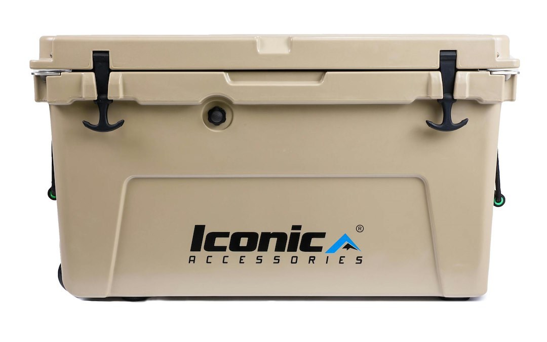 Iconic Acces Beverage Cooler, 31-1/2 Inch Length X 19 Inch Width X 18.1 Inch Height, 70 Quart Capacity, Hard, Uses Ice – 810-1070