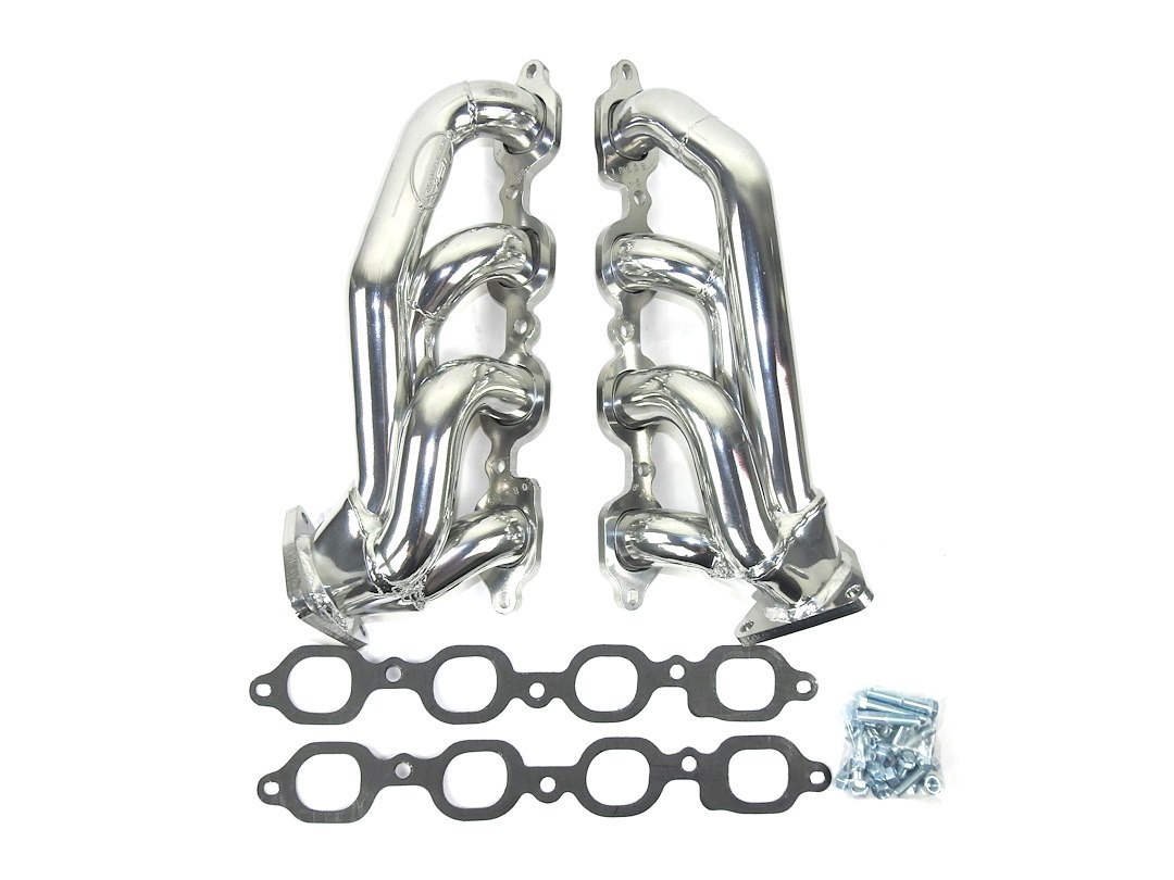 Jba Headers Exhaust Header, Shorty Headers, 1-5/8 Inch Diameter Primary Tubes, Jba Firecone ® Collectors, 3/8 Inch Thick Head Flange – 1850S-5JS