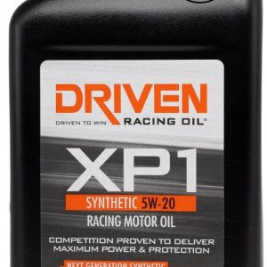Driven Race Oil, XP1 Series, SAE 5W-20, Synthetic, 1 Quart Bottle, Single – 00006