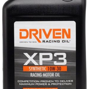 Driven Race Oil, XP3 Series, SAE 10W30, Synthetic, 1 Quart Bottle, Single – 00306