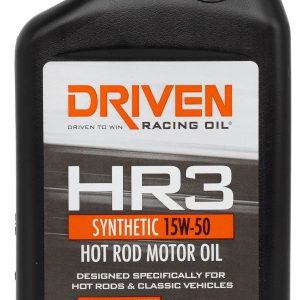 Driven Race Oil, HR3 Series, SAE 15W-50, Synthetic, 1 Quart Bottle, Single, High Performance – 01606